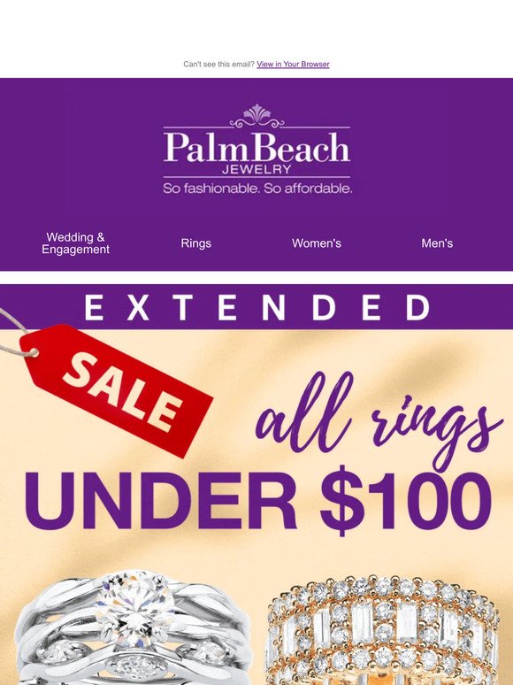 Under $100 Ring SALE Extended💍
