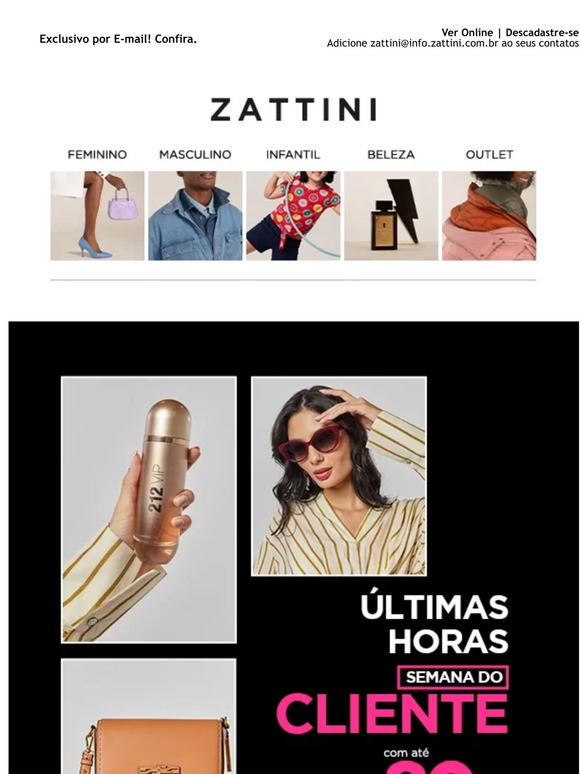 Últimas horas: Semana do cliente com até 80% OFF + 10% OFF! 😱
