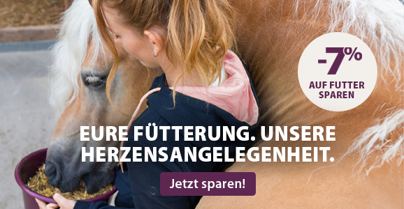 7 %* Rabatt auf Futter - nur als EQUIVA Friend
