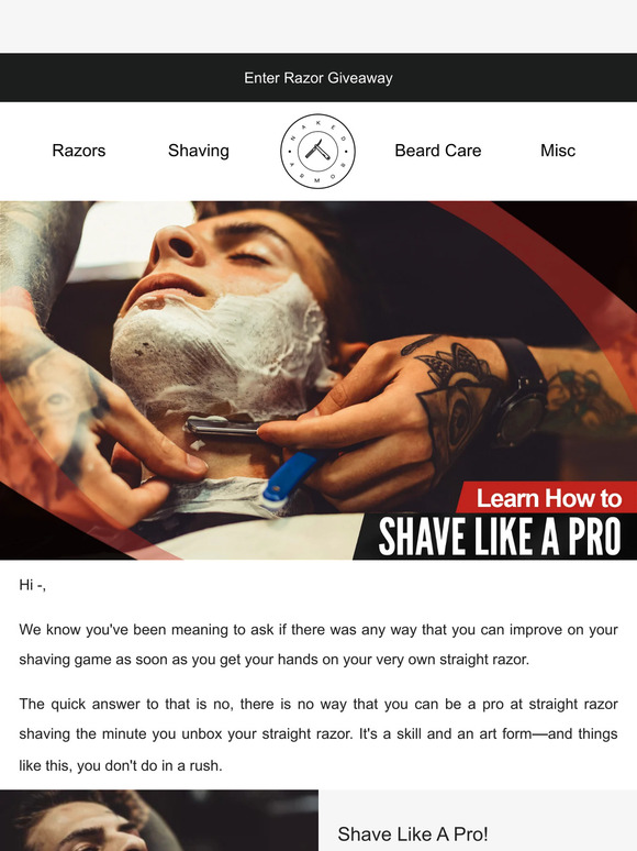 Shaving Like A Pro 💈