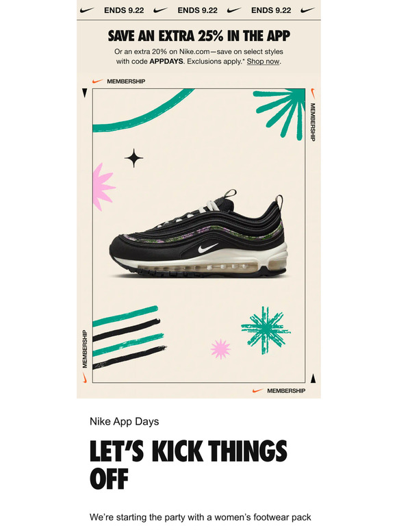 Nike Nike App Days are here 🥂 Milled