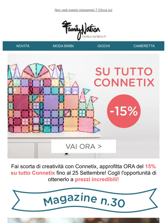 ❤️‍🔥 Connetix tutto al -15%! ❤️‍🔥