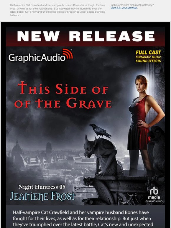 NEW RELEASE! Night Huntress 5: This Side Of The Grave by Jeaniene Frost