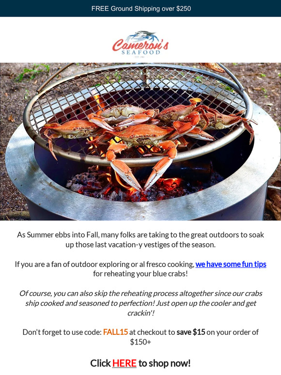4 ways to reheat blue crab outdoors