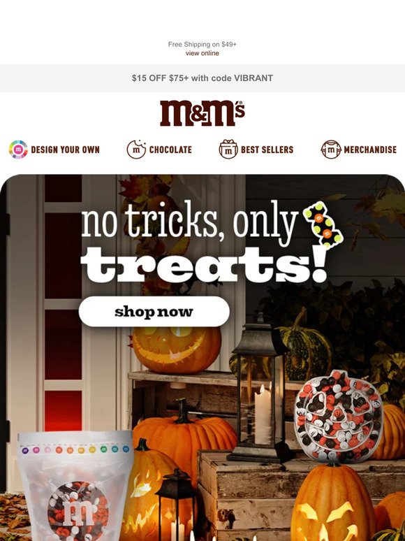 Stock Up on M&M'S for Halloween