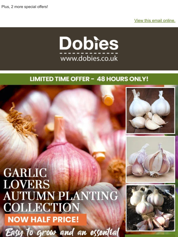 HALF PRICE Garlic Lovers Collection ONLY £9.98!