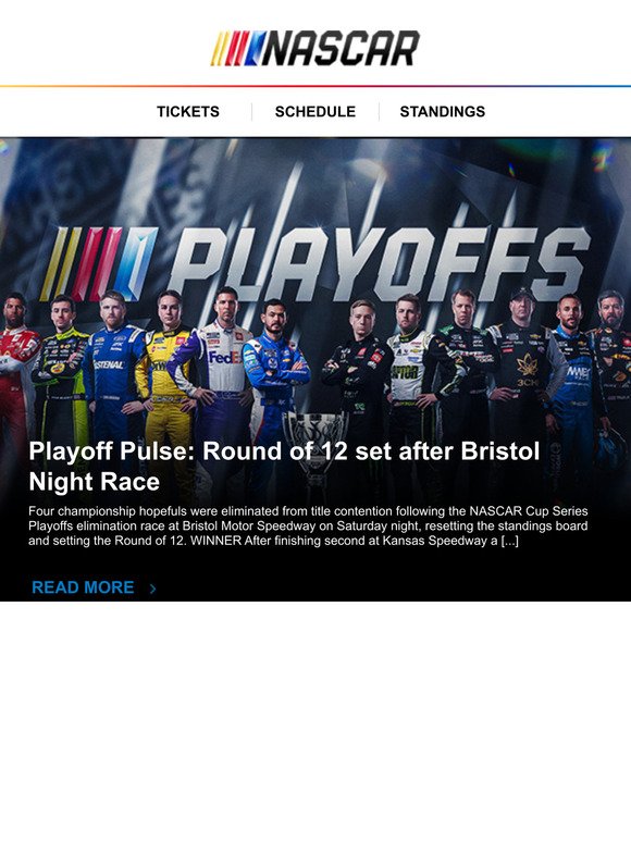 Playoff Pulse: Round of 12 set after Bristol Night Race