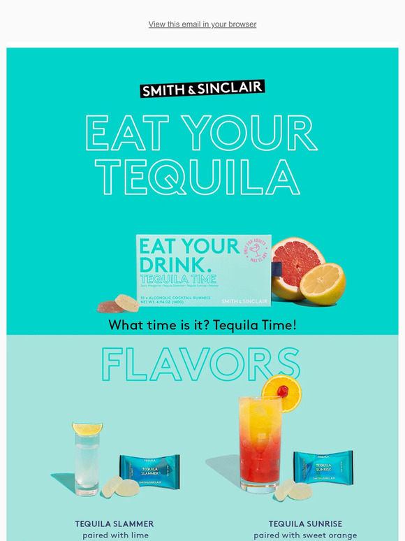 Eat Your Tequila. 🥃