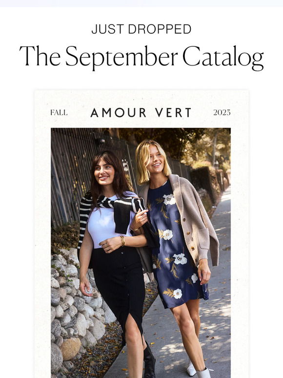 Amour Vert Just dropped The September catalog Milled