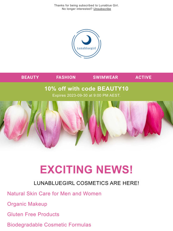 Lunabluegirl Natural Organic Cruelty Free Cosmetics Made in Canada