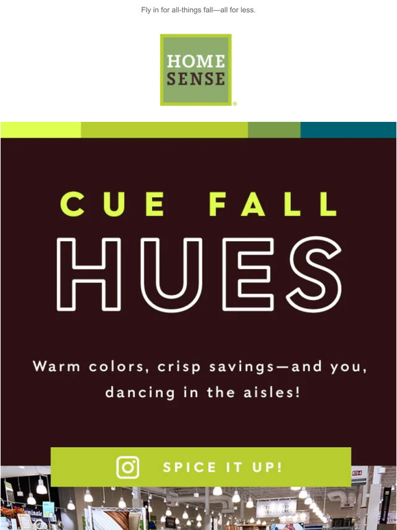 Homesense FALL head over heels for these prices! Milled