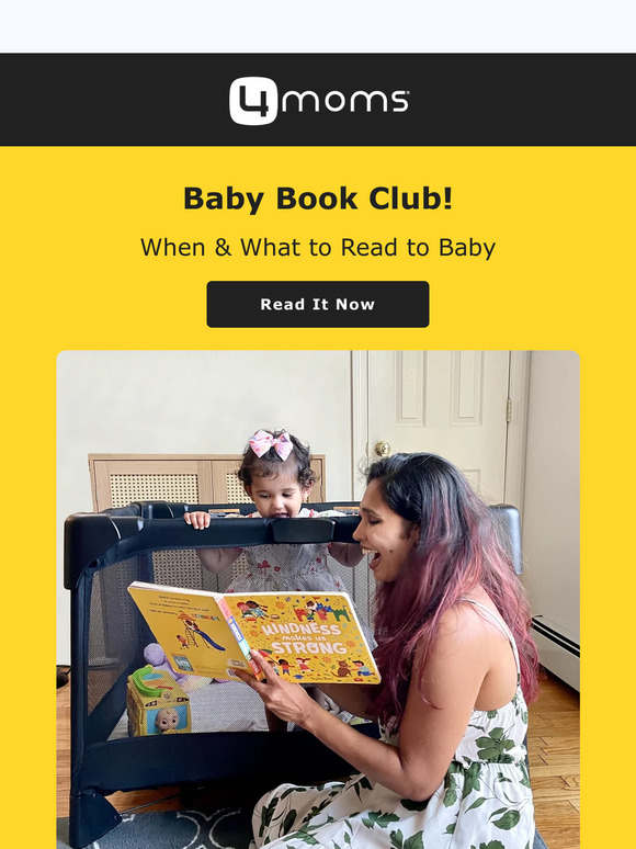 Reading + Baby = Benefits 4 Life 📚 ❤️