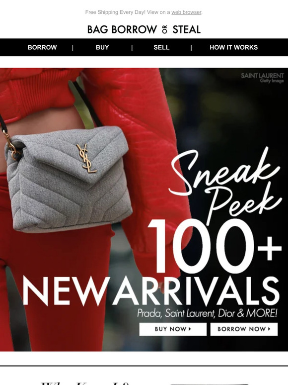 SNEAK PEEK …100+ New Arrivals from Prada, Saint Laurent, Dior & MORE!