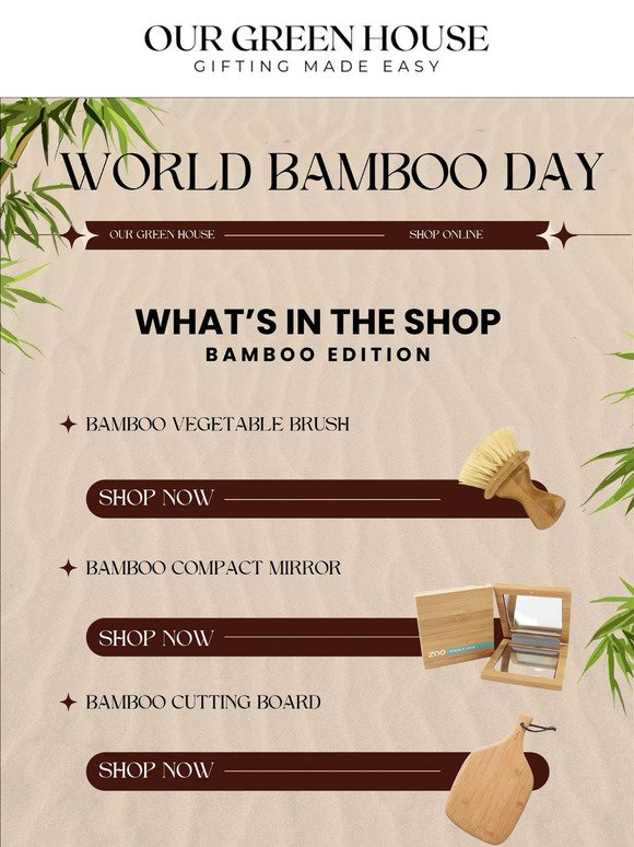 Give the gift of BAMBOO! 🎍🎁