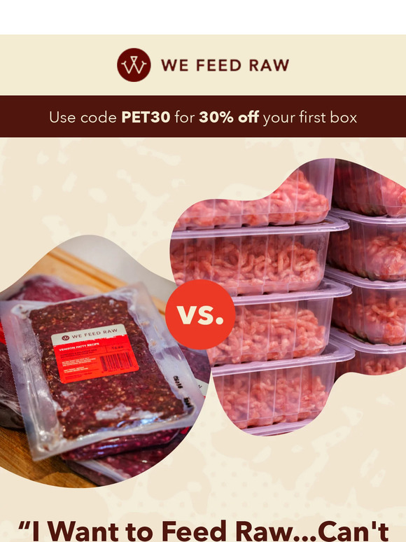 WeFeedRaw Why We Feed Raw is better than... Milled