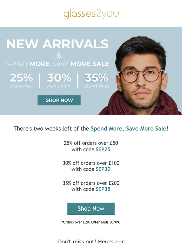 Have you seen our newest arrivals? Claim up to 35% off!