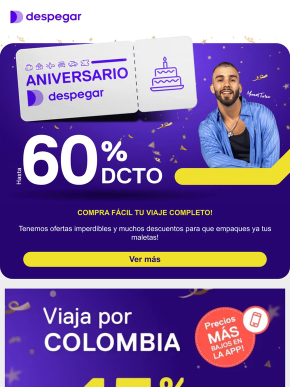 ¡Llegó el Aniversario Despegar! 🎉🎉