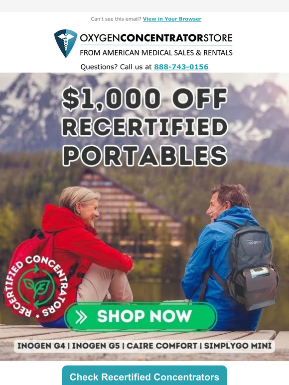 American Medical Sales and Rentals: Affordable Recertified Oxygen Units ...