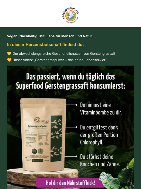 Dein leuchtend grünes Nährstoffwunder! 💚