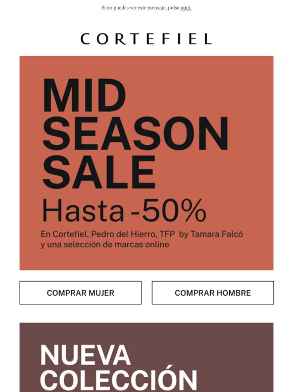 🔴 Hasta -50% en MID SEASON SALE y - 20% en TODO lo demás