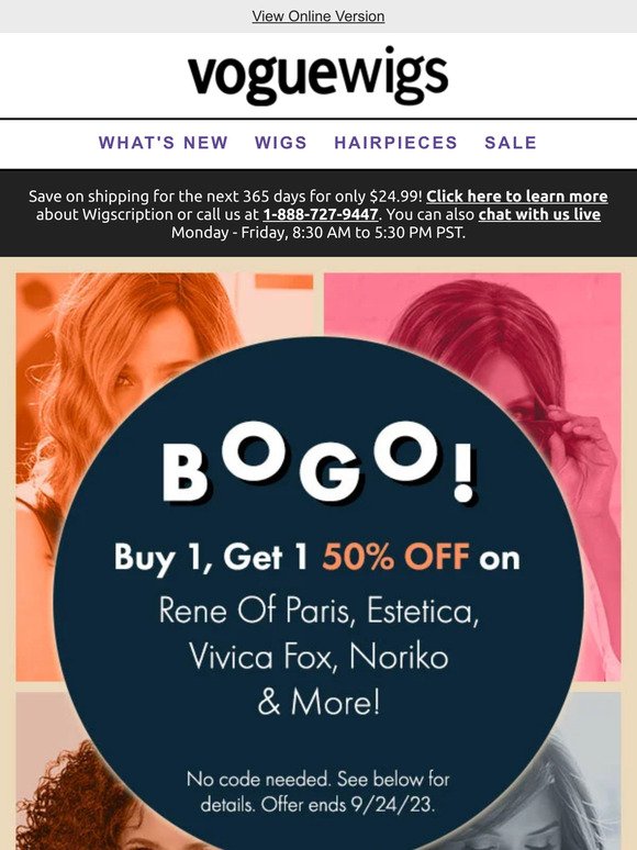 Buy One Get One 50% Off Is Here ✔