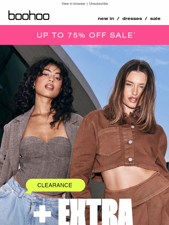One Word: Clearance 💸