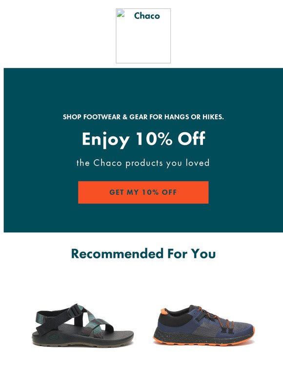 Take 10% off your Chaco picks!