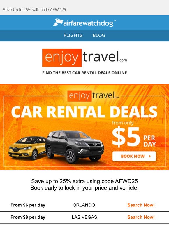 Fall Car Rentals From $5/Day - Book Now!