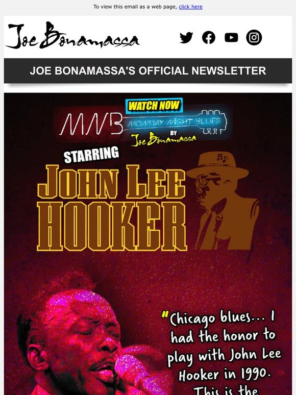 John Lee Hooker "Boom Boom" (Live in 1964) - Watch Now!