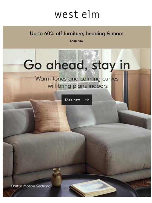 West Elm Email Newsletters Shop Sales, Discounts, and Coupon Codes