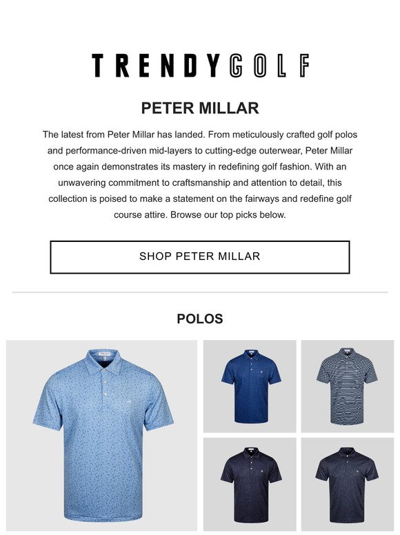 New arrivals from Peter Millar.
