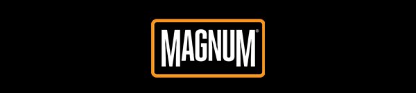 Magnum logo on a black background