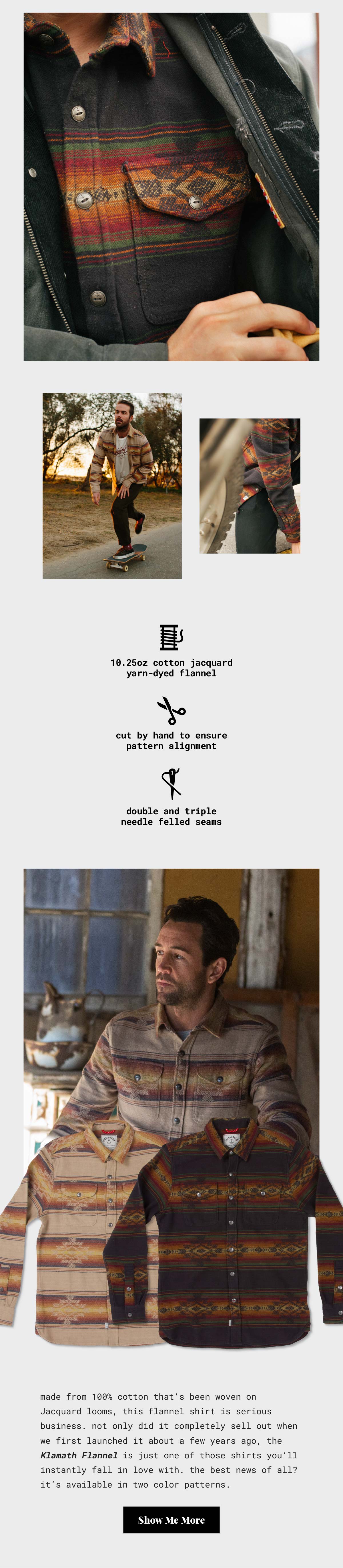 Iron and Resin The Klamath Flannel That's Right, It's Back Milled