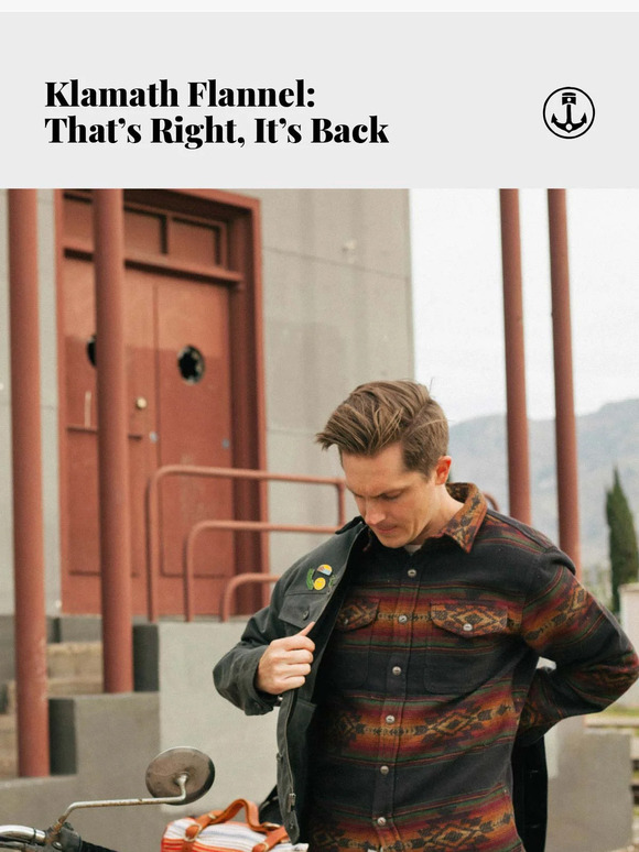 Iron and Resin The Klamath Flannel That's Right, It's Back Milled
