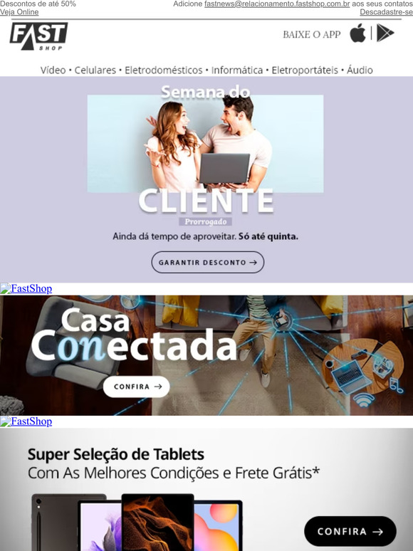 Ainda dá tempo de aproveitar as melhores ofertas!