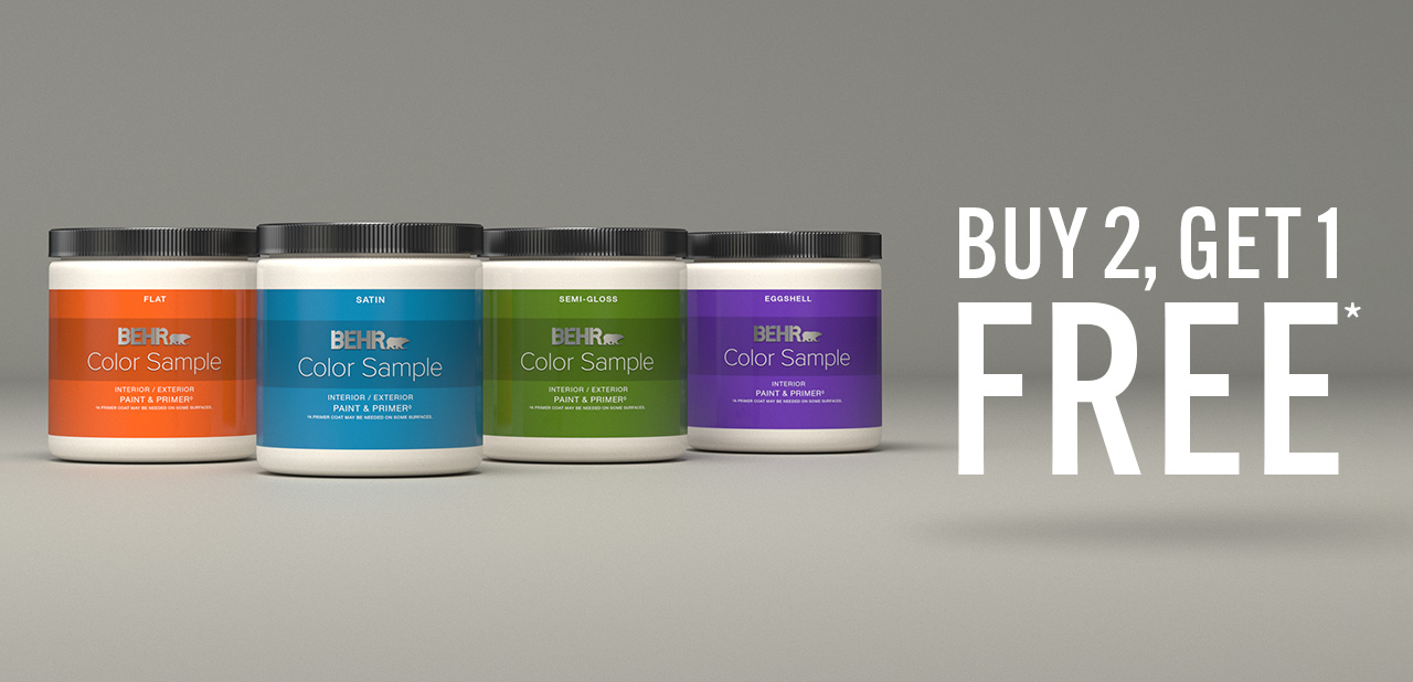 Behr Paint Sample Sale! Buy 2, Get 1 Free Milled