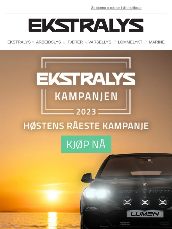 ☀ Du finner mer enn ekstralys på ekstralykampanjen!