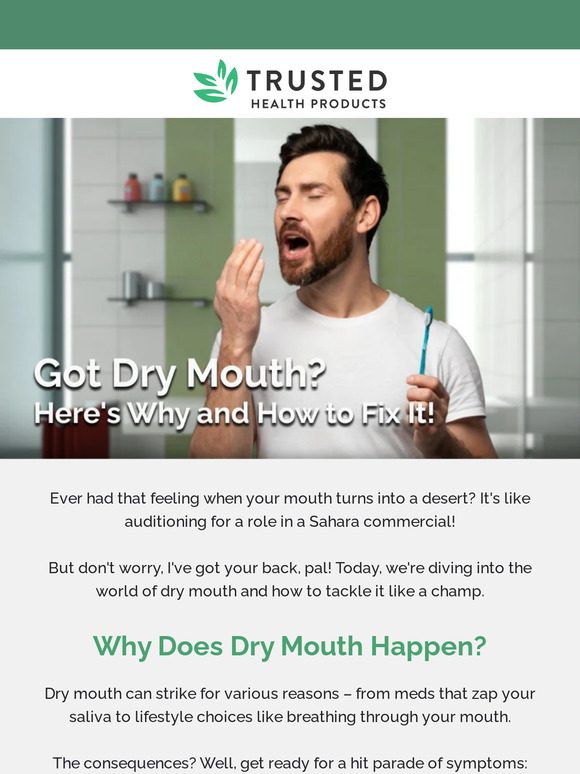 Dry Mouth SOS: Is Your Health at Risk? 🆘