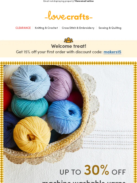 Yippee! Deals on machine washable yarns have landed 🎉