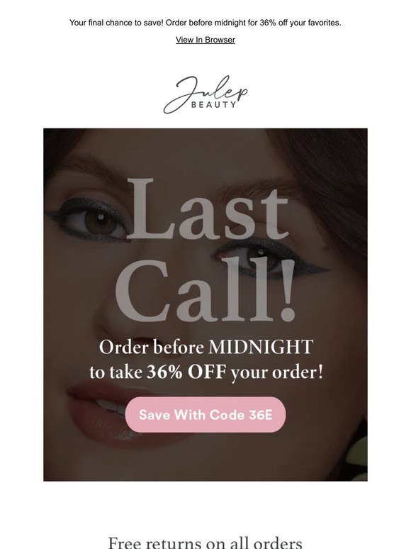 🌙 Last Call: 36% OFF Ends at Midnight!
