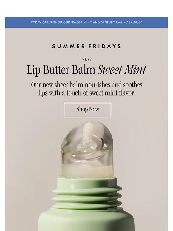 NEW Lip Butter Balm Sweet Mint