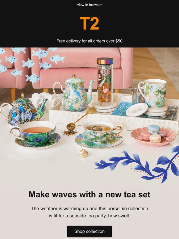The perfect seaside tea party collection has landed!