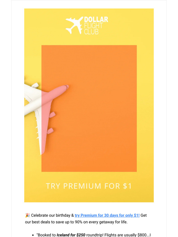 🎈 Special Birthday Offer: Try Premium for $1 - Limited Time Offer