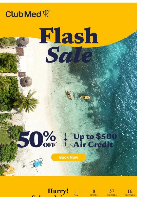 50% OFF Flash Sale: EXTENDED!