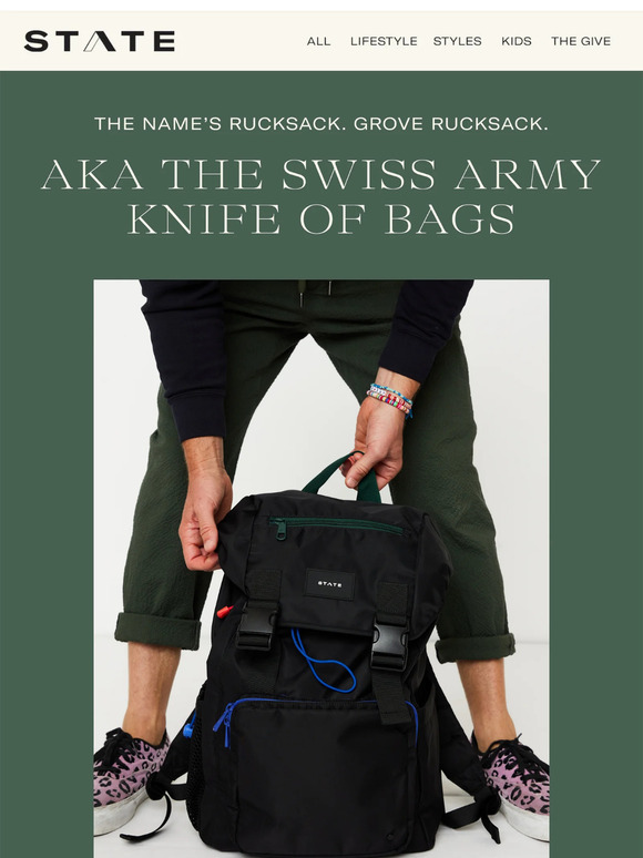 State Bags NEW Introducing Our Newest Backpack 🙌 Milled