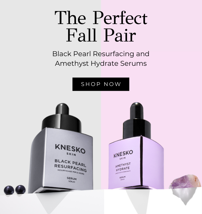 The Perfect Fall Pair: Black Pearl Resurfacing and Amethyst Hydrate Serums - Shop Now