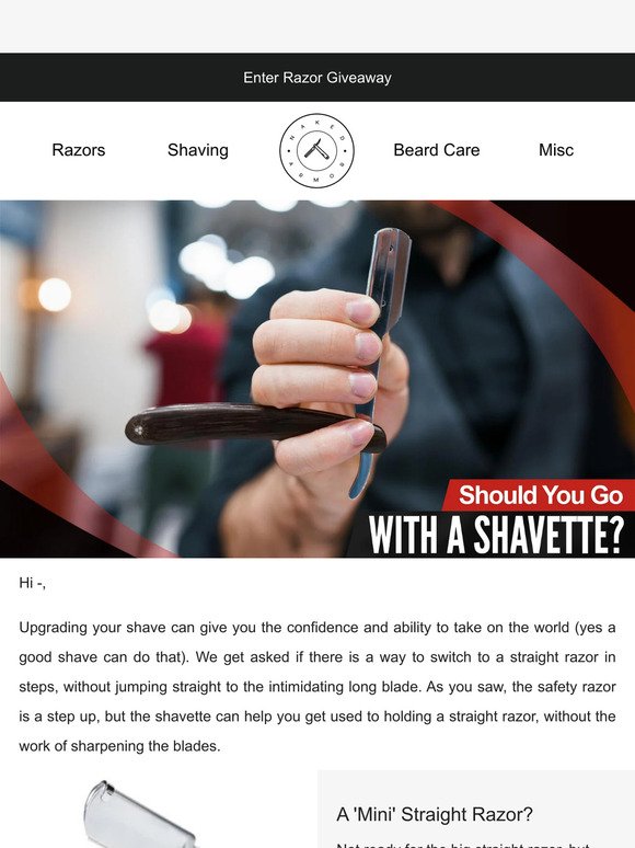 Not Ready For A Straight Razor?