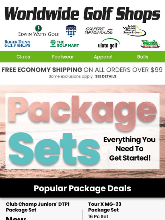 Hottest Deals On The Best Package Sets!