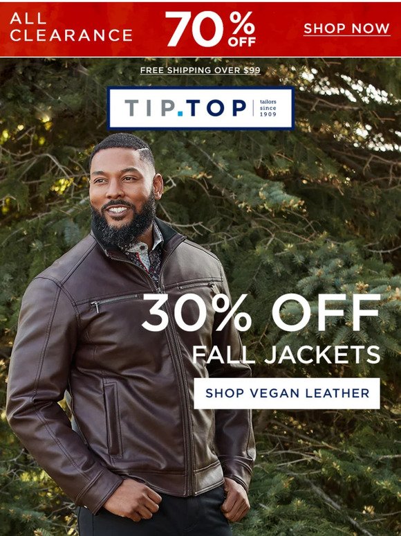 30% Off New Outerwear Arrivals