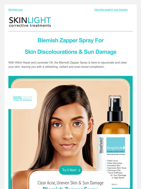 SKINLIGHT Blemish Zapper Spray For Acne & Uneven Skin Milled
